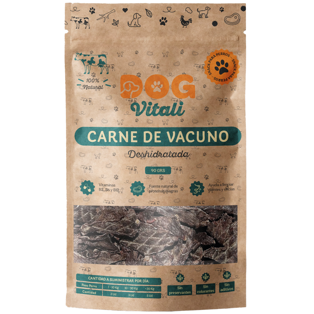 Carne de vacuno deshidratada.